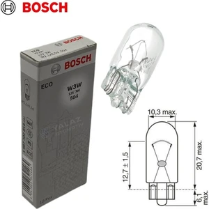 Bosch 12V Dipsiz Ampul T10 3W 10 Adet