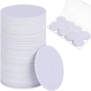 80 Adet Nfc Etiketlerintag 215 Nfc Etiket Çip Yuvarlak Nfc Etiketi Yeniden Yazılabilir Nfc Kart Yapışkan Nfc Etkin Telefonu Cihazı Dayanıklı