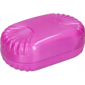 11CM Plastik Oval Pembe Katı Sabun Kutusu