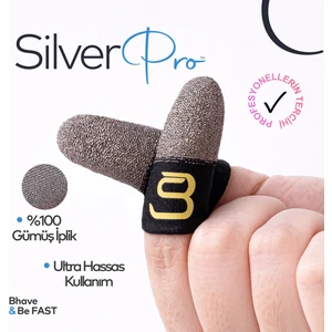 Pubg Parmaklık 1 Çift-Pubg Parmak Eldiveni-Silver Pro Ultra Hassas Oyuncu Parmaklığı-Espor Parmaklık