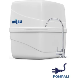 Su Arıtma Cihazı Pompalı 14 Aşamalı Alkali Filtreli 8 Lt Çelik Tanklı AquaFlo Membranlı (DP14-M-A)