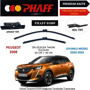 Peugeot 2008 (2020-2024) Ön Silecek Süpürgesi 600MM + 400MM