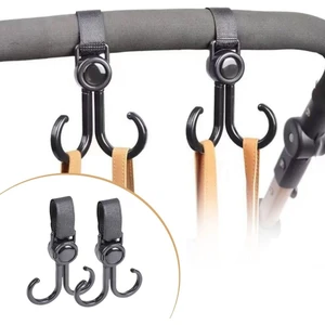 2 Adet Bebek Arabası, Motor, Bisiklet Eşya Taşıma Aparatı Plastik Kanca - 1 Adet 2 Li Kanca Gönderilir (5067)