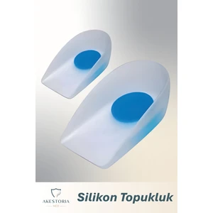 Unisex Silikon Jel Topukluk – Ayak Ağrısı Önleyici - Topuk Dikeni Yastığı