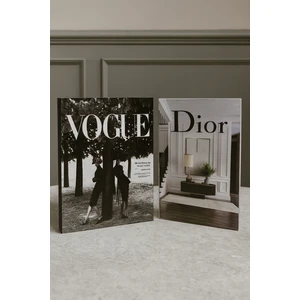 Dekoratif Kitap Kutu 2'li Set (V/d)