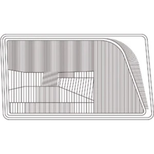 Far Camı Sag Mercedes E-Class W124 93>95