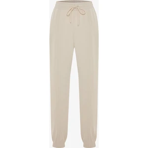 Silky Feel Brushed Bej Eşofman Altı