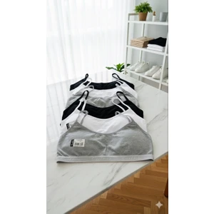 Kadın Yarım Sütyen Sporcu Büstiyer 6 Adet