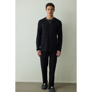 Siyah Basic Erkek Pijama Takımı