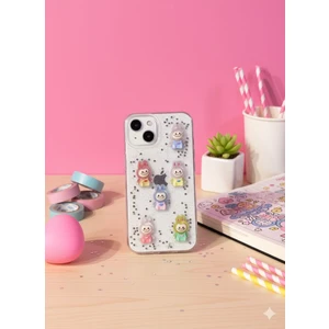 Iphone Uyumlu 3D Kabartmalı Labubu Kılıf