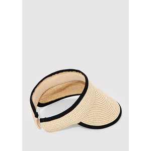 Çizgili Hasır Vizör Şapka 1912983-70055