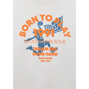 Baskılı Gri Tişört 6610355-90782