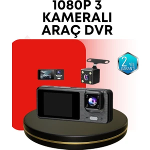 Zero Land Drnds Araç Kamerası 3’lü Sistem | Full Hd, Sesli Kayıt Ve Park Gözetimi