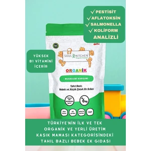 Soul Kitchen Organik Muhallebi Karışımı Tahıl Bazlı Bebek Ek Gıdası 250gr (B1 VİTAMİNLİ)