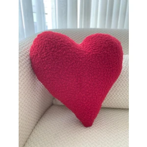 Teddy Kalp Yastık Kırmızı Handmade