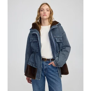 Suni Kürk Mix Denim Mont IW6250012207089