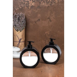 2 Adet Lüx Tezgah Üstü Oval Banyo Mutfak Sıvı Sabunluk | Banyo Mutfak Bulaşık Lavabo Deterjanlık