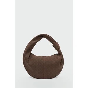 Cove Süet Omuz Çantası Kahve