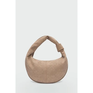 Cove Süet Omuz Çantası Vizon