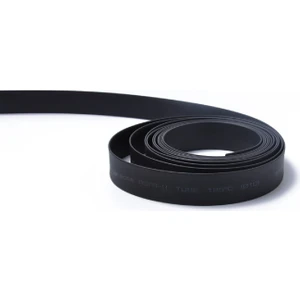 Makaron-10.0 ,düz 17MM Çap 10/5mm Siyah/1mt Daralan Makaron