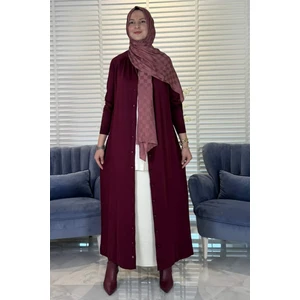 Ferace Triko Hırka Bordo