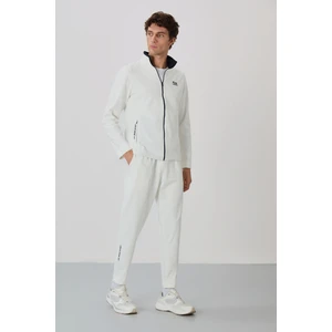 Carlos Ekru Standart Kalıp Erkek Eşofman Takım - 85209