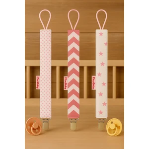 Emzik Askısı - Emzik Zinciri - Emzik Tutacağı 3'lü Set