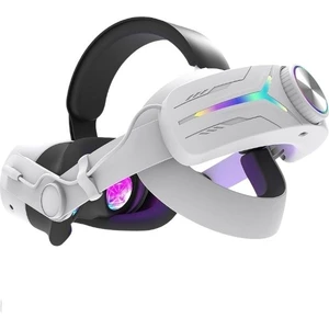 C2 Pro Meta Quest 3 ve 3s Sanal Gerçeklik Gözlüğü Uyumlu Rgb Şarjlı Head strap başlık