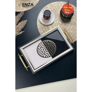 Mint Beyaz Çay Kahve Kahvaltılık ve Sunum Tepsisi