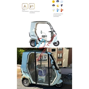 Arora Angel Pro 3 Tekerli Motor Brandası