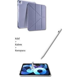 iPad Air 13" M2 M3 A3270 A3271 A2899 A2903 Çip Uyumlu Tablet Kılıfı Tablet Kalemi ve Ekran Koruyucu