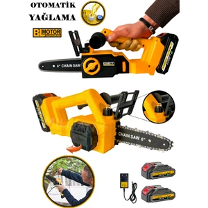 EISENN German Yeni Nesil BL Motor Dal Budama Testeresi Bıçkı Makinası Li-on Batarya 2 Akülü