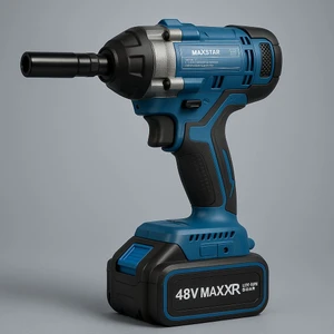 Maxstar Çok Işlevli Kömürsüz 48 V 5 Ah Çift Akülü Lion Taşıma Çantalı Somun Sıkma Setli