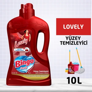 Fresh Yüzey Temizleyici 2,5 lt Lovely Ekonomi Paketi 4'lü