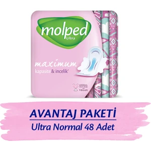 MOLPED ULTRA HİJYENİK PED  NORMAL AVANTAJ PAKETİ 48 ADET