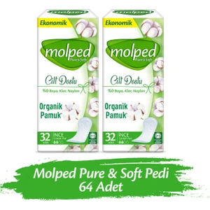Pure&Soft Günlük Ped 64 Adet
