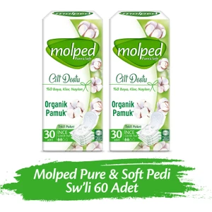 Pure&Soft Günlük Ped Tekli Paket 60 Adet