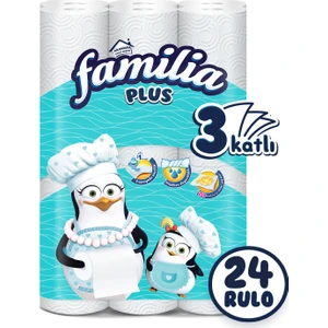 Plus Kağıt Havlu 24 Rulo (12 Rulo X 2 Paket)