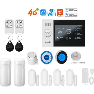 Tuya Akıllı Ev Güvenlik Alarm Sistemleri Kolay Kurulum (Sim Kart/google Asistan/amazon Alexa/uzaktan Bağlantı)
