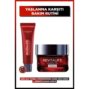 L'Oréal Paris L'oreal Paris Revitalift Lazer Eyebag Göz Altı Torbalarına Karşı Göz Kremi + Yaşlanma Karşıtı Gündüz Kremi