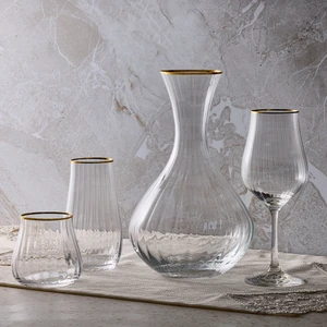 Crystal-X Gold 37 Parça 12 Kişilik Su Seti