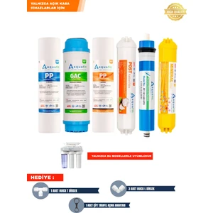 Açık Kasa Su Arıtma Cihazı 6'lı Filtre Seti