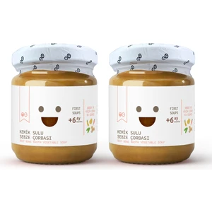OG natural 2'li Kemik Sulu Sebze Çorbası 200 gr +6  Ay