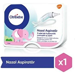 Burun Aspiratörü Bebek Dostu Yumuşak Uç ile Etkili Burun Temizliği 2 Adet