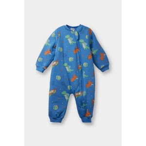 Erkek Bebek 1,6 Tog Elyaf Yılbaşı Temalı Penye Tulum