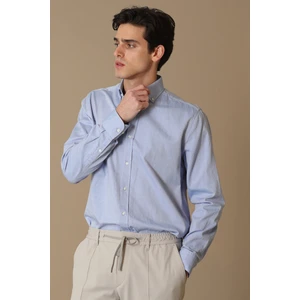 Danıel Erkek Smart Casual Gömlek Comfort Slim Fit Mavi