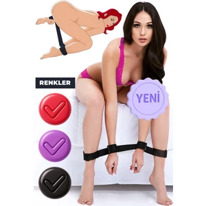 Sofya Passion Fantazi Kadın El Ve Ayak Kelepçe Seti – Ayarlanabilir Esaret Ve Bağlama Aksesuarı - Kırmızı