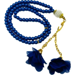 Lena Gift Workshop 10 Adet Karışık Renk Güllü 99'lu Cam Inci Namaz Tesbihi ( Mevlit-Sünnet-Hac-Umre)