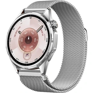 Huawei Watch Gt6 46MM Uyumlu Manyetik Milanese Loop Metal Kordon
