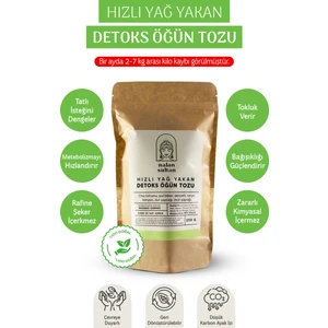 Nalan Sultan | Hızlı Yağ Yakan Detoks Öğün Tozu %100 Naturel Detoks Diet Meal (1 Aylık) 250gr